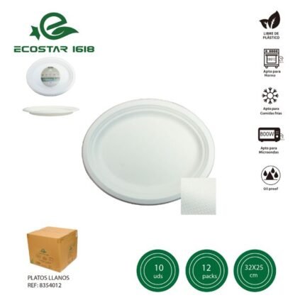 PLATO LLANO 32X25CM