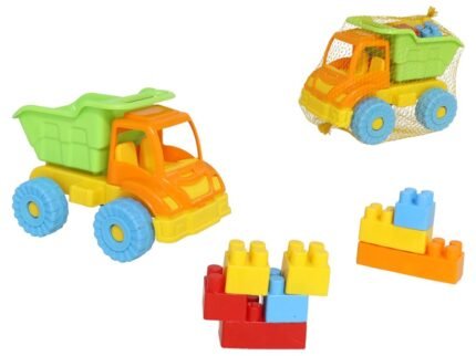 CAMION CON 8 PIEZAS 20X15X14 CM